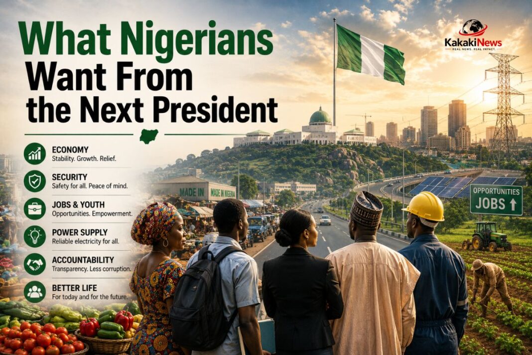 What Nigerians want from the next President