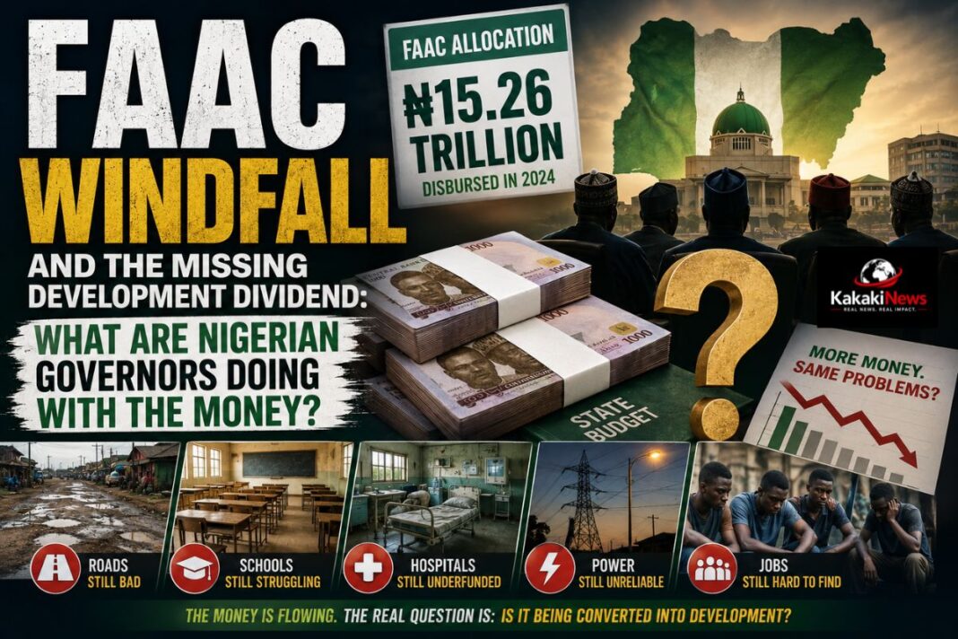 FAAC Windfall and the Missing Development Dividend: What Are Nigerian Governors Doing With the Money?