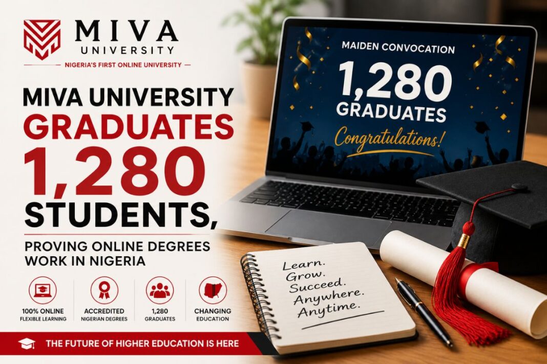 Miva University Graduates 1,280 Students, Proving Online Degrees Work in Nigeria Miva University Graduates 1,280 Students, Proving Online Degrees Work in Nigeria