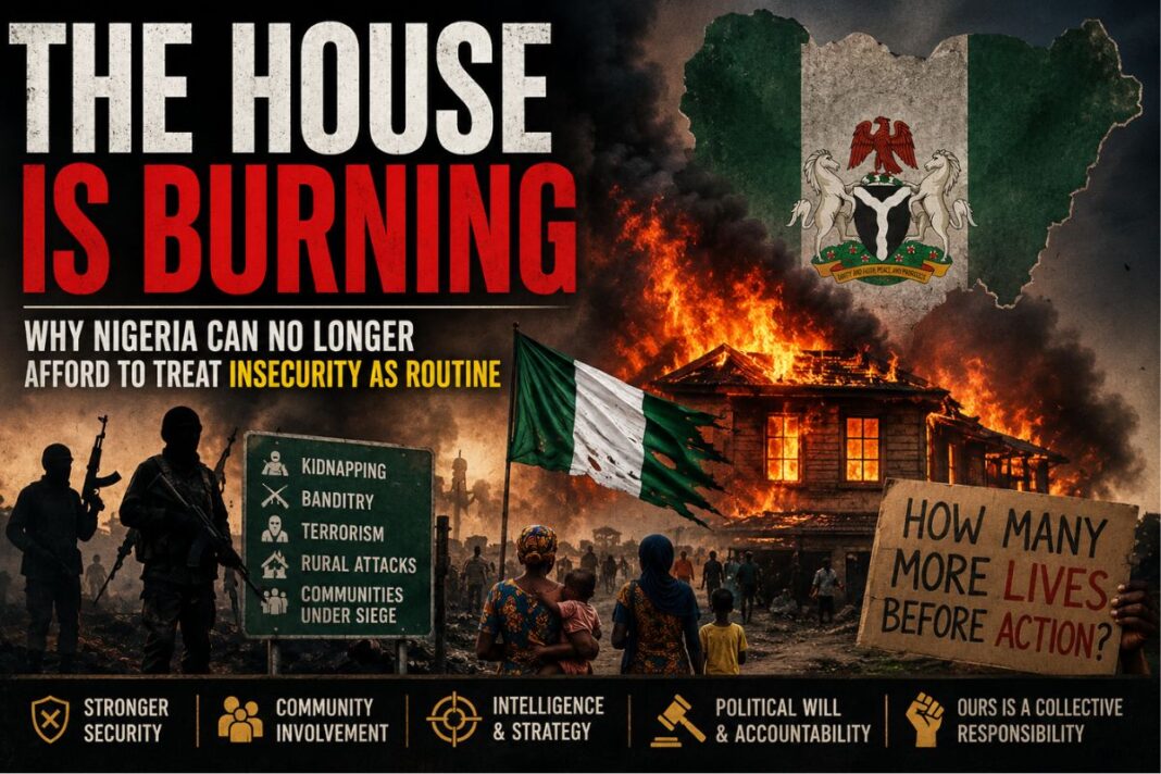 The House Is Burning: Why Nigeria Can No Longer Afford to Treat Insecurity as Routine