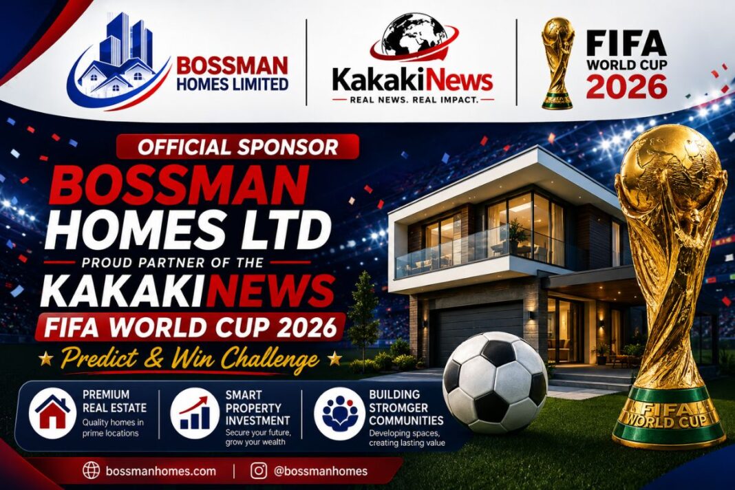 Bossman Homes Proudly Supports the KakakiNews FIFA World Cup 2026 Predict & Win Challenge