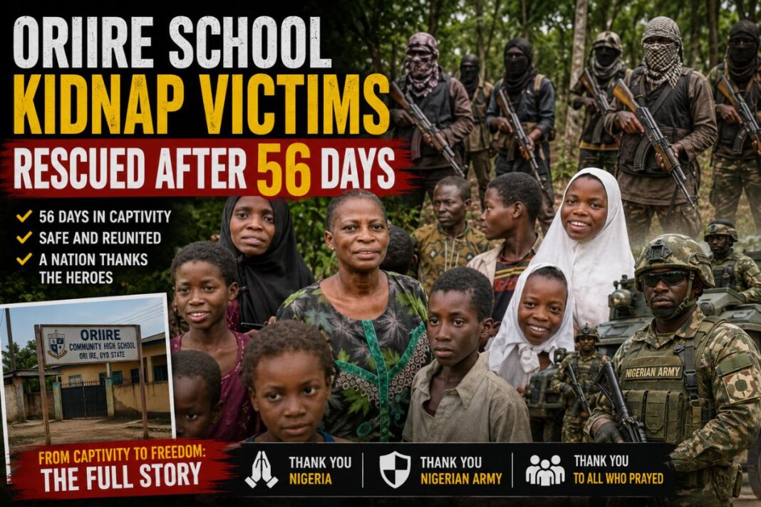 Oriire School Kidnap Victims Rescued After 56 Days: Full Story of Nigeria's Most Heartbreaking Abduction