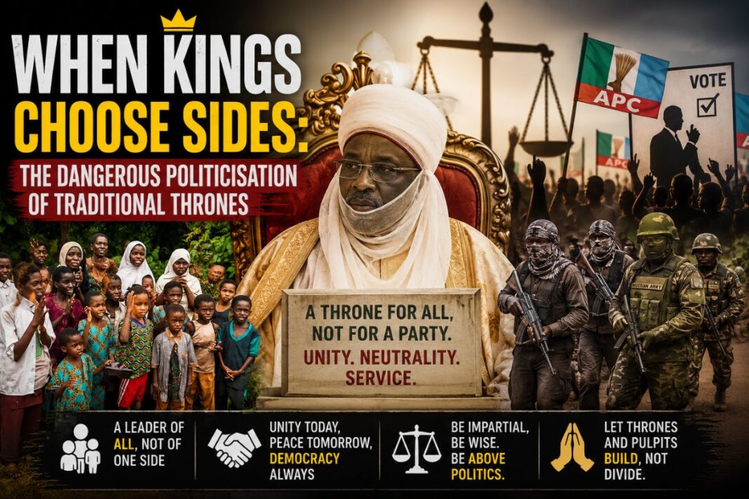 When Kings Choose Sides: The Dangerous Politicisation of Traditional Thrones