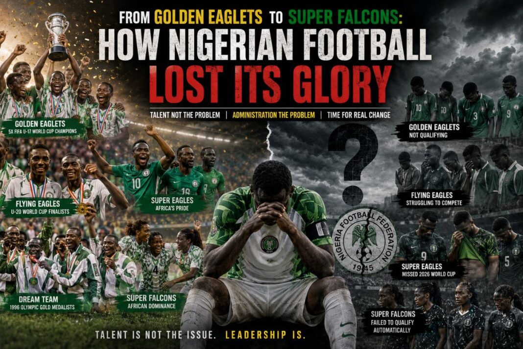 From Golden Eaglets to Super Falcons: How Nigerian Football Lost Its Glory From Golden Eaglets to Super Falcons: How Nigerian Football Lost Its Glory