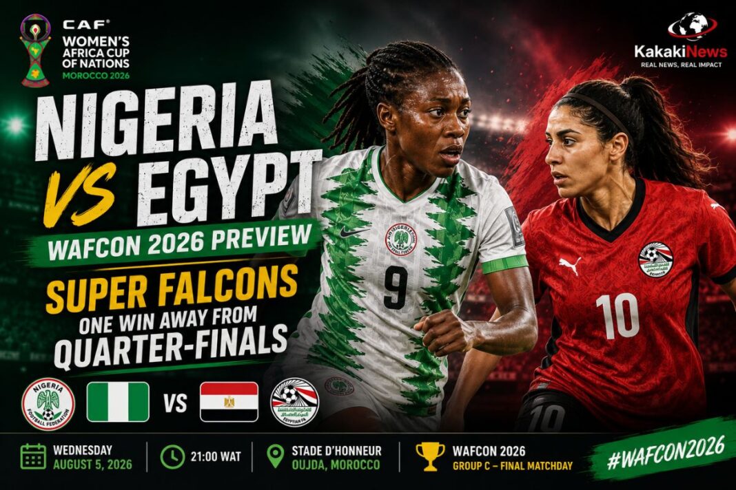 Nigeria vs Egypt WAFCON 2026 Preview: Super Falcons One Win Away from Quarter-Finals Nigeria vs Egypt WAFCON 2026 Preview: Super Falcons One Win Away from Quarter-Finals