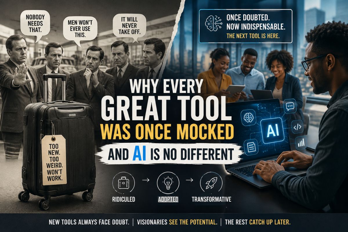 Why Every Great Tool Was Once Mocked and AI Is No Different Why Every Great Tool Was Once Mocked and AI Is No Different